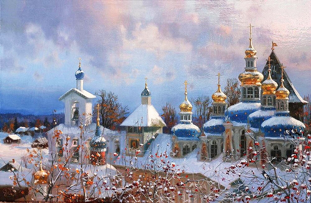 Великий канон святого Андрея Критского в Псково-Печерском монастыре 3 -7 марта
